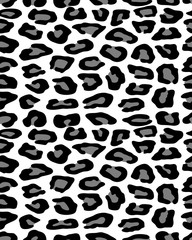 Fototapeta na wymiar Seamless leopard repeat pattern, creative design templates