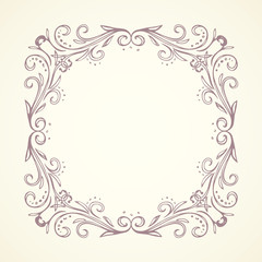 Vignette. Vector drawing
