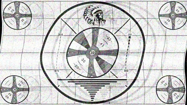 TV Noise 0961: TV Test Card malfunction (Loop).