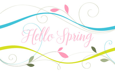 Spring floral background.