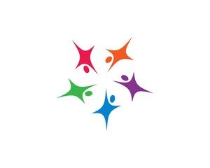 community care Logo template