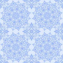 Seamless pattern. Light blue seamless background. Light blue pattern. Abstract background, abstract pattern. Geometric pattern. Background for printed products, brochures, booklets, fabric. Eps 10