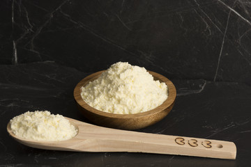 Milk powder or dehydrated milk