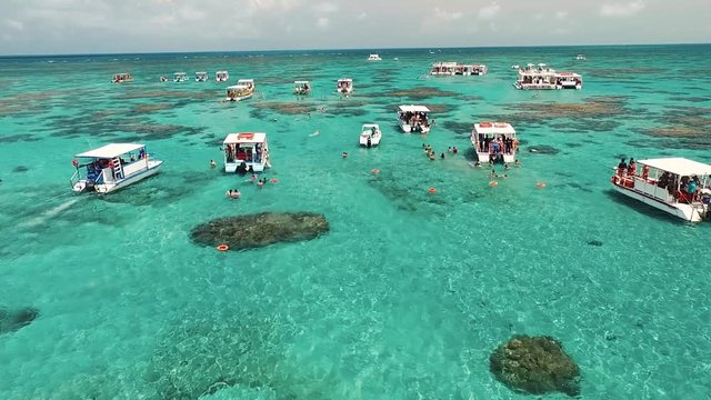 Air video of maracajau in the municipality of Maxaranguape, Rio Grande do Norte, made with a Drone