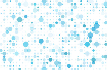 Dotted bckground with circles, dots, point different size, scale. Halftone pattern. 