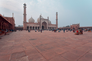 Jama Masjid mosque in New Delhi India 