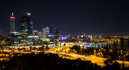 Skyline of Perth from Kings Park, Western Australia