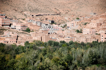 Fototapeta na wymiar Tinerhir town in Morocco