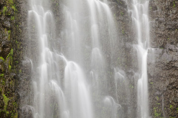 Fototapeta na wymiar Waterfall Detail, Maui, Hawaii