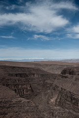 Tinerhir town in Morocco