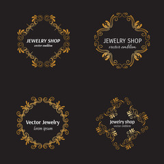 Jewelry logo design template