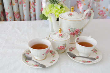 ceramic vintage tea set
