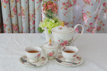 ceramic vintage tea set
