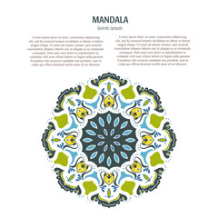 Vector Mandala background