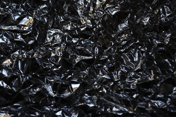 texture of crumpled foil