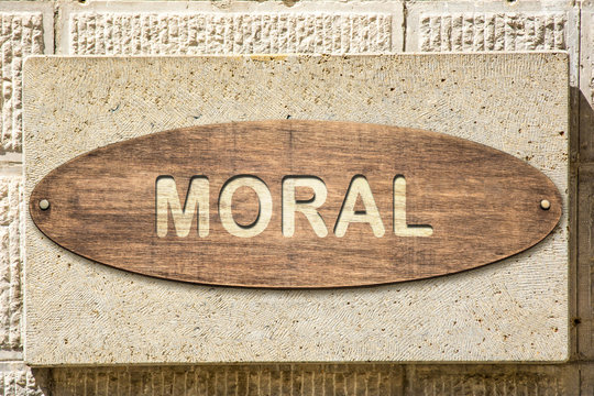 Schild 306 - Moral