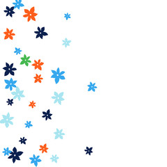 Festive Background with Colorful  flowers. Feminine Pattern for Postcard, Print, Banner or Poster. Small Pretty  flowers For Party Decoration, Wedding, Birthday or Anniversary Invitation. 