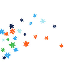 Festive Background with Colorful  flowers. Feminine Pattern for Postcard, Print, Banner or Poster. Small Pretty  flowers For Party Decoration, Wedding, Birthday or Anniversary Invitation. 