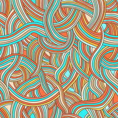Materiał do szycia Seamless pattern of colored strips of smooth