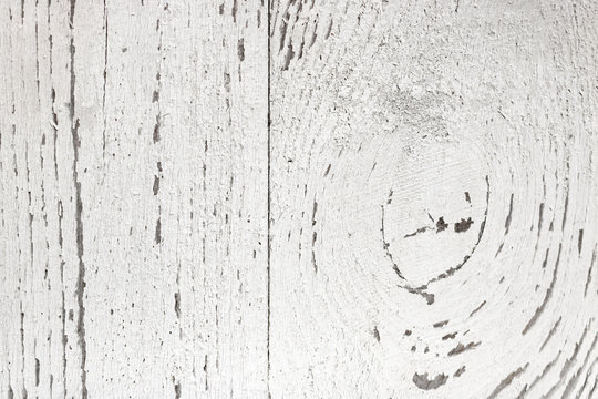 Texture of white painted wood closeup. Wooden background