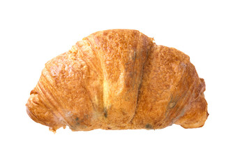 Moldy Croissant on a white background