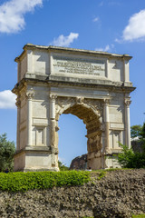 Fototapeta premium The Arch of Titus, Forum Romanum, Rome, Italy
