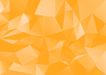 Geometric orange shape vector background