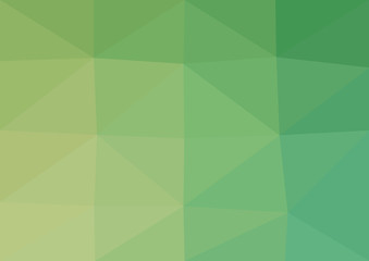 Geometric green shape vector background