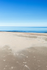 Fototapeta na wymiar Blue Baltic sea.