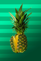 ripe organic pineapple