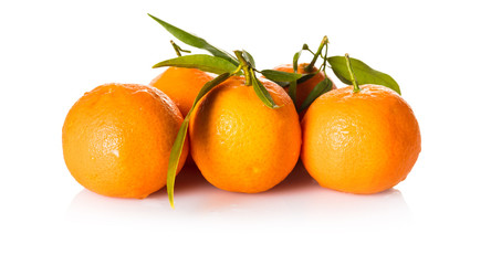 ripe organic mandarins