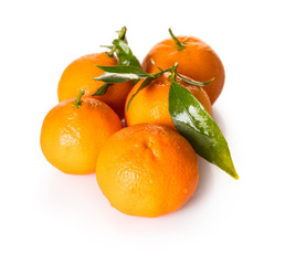 ripe organic mandarins