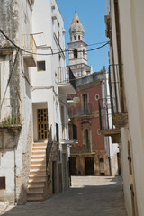 Fototapeta premium Alleyway. Putignano. Puglia. Italy. 