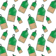 christmas tag price hang sale celebration pattern