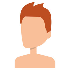 young man shirtless avatar character