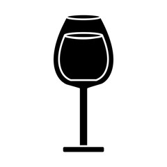 Wine cup symbol icon vector illustration graphic design