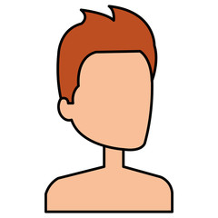young man shirtless avatar character