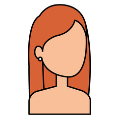 beautiful woman shirtless avatar character