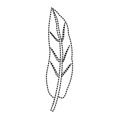Leaf plant symbol icon vector illustration graphic design