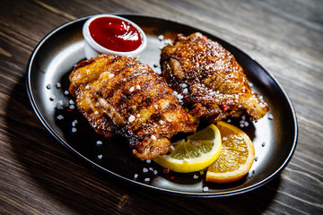 Roast chicken legs 