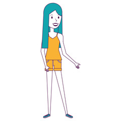 beautiful woman avatar character