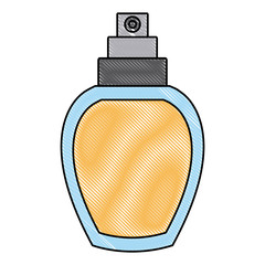 Obraz premium Fragrance bottle isolated icon vector illustration graphic design