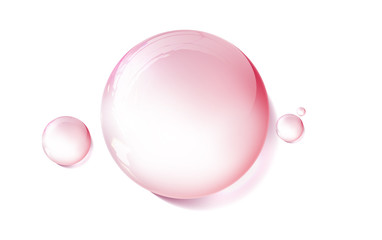 transparent water droplets