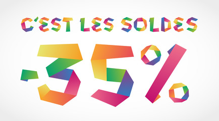 Soldes - 35% de réduction