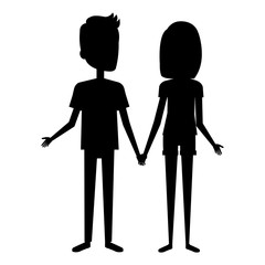 lovers couple avatars characters