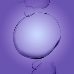 transparent water droplets