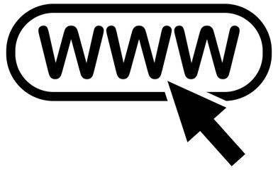 Black web vector icon