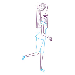 beautiful woman avatar character