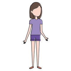 beautiful woman avatar character