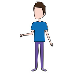 young man avatar character